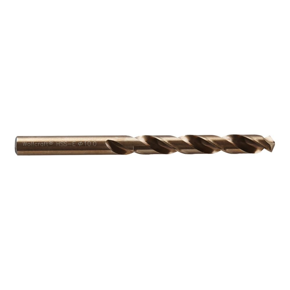 Broca para metal hss cobalto rectificada, ø10,00 x 133 mm