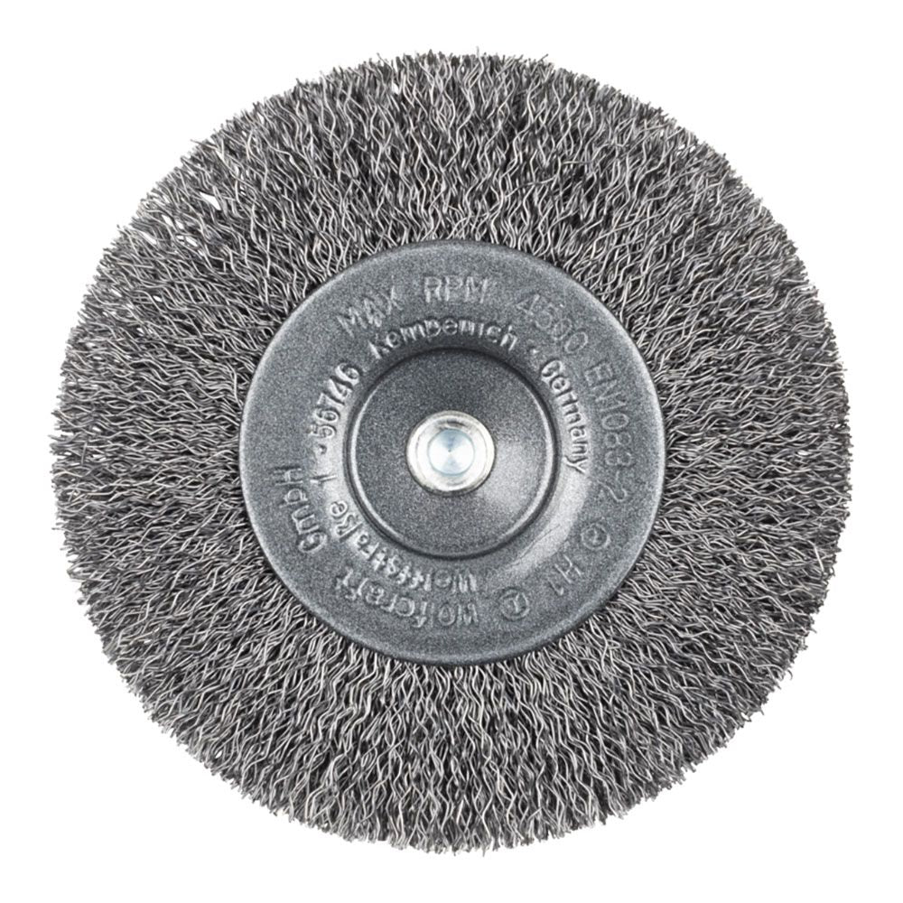 Cepillo de disco de alambre de acero ø100 x 16 mm