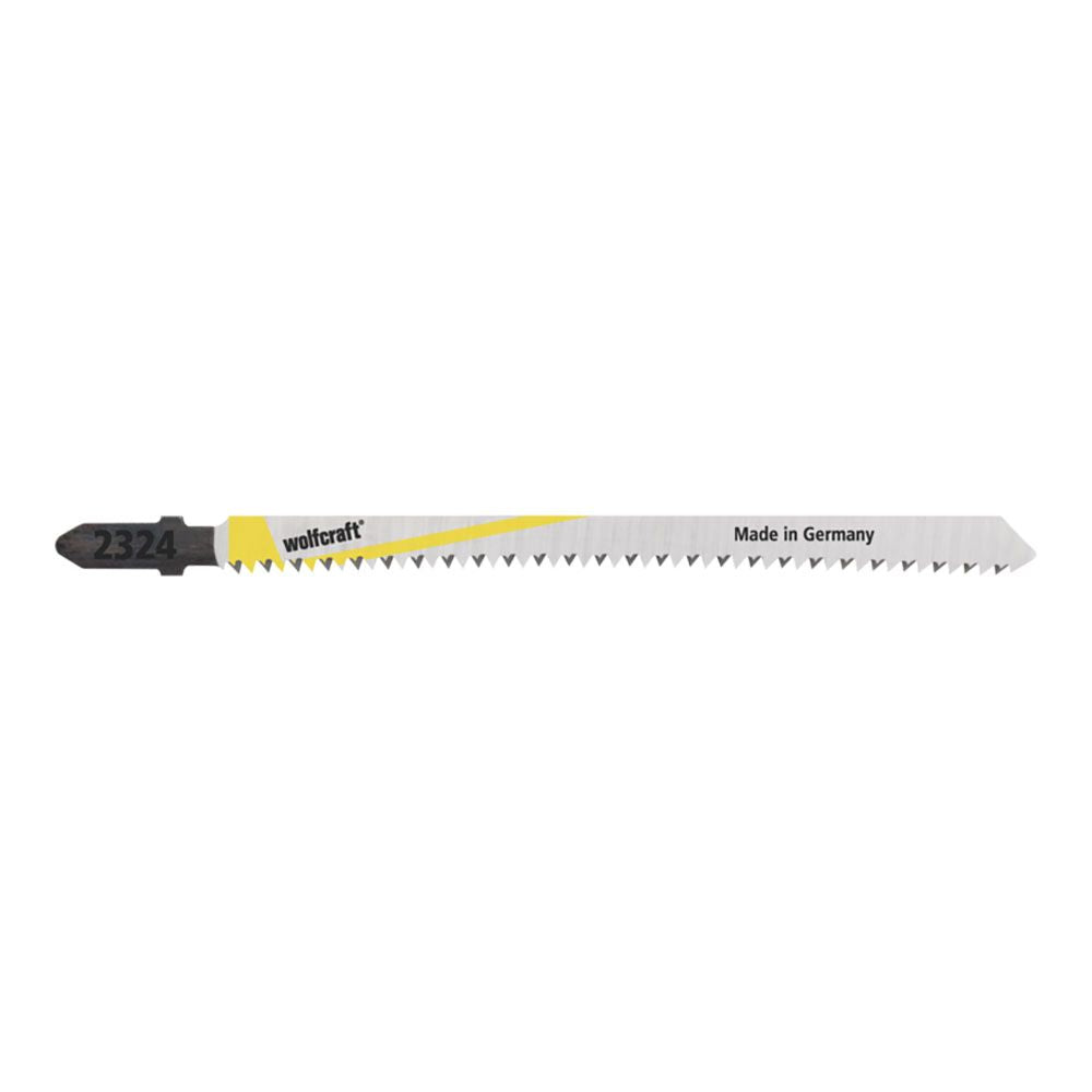 Hoja de sierra de calar hcs 130 mm, vástago t, encimeras cocina, 2 uds