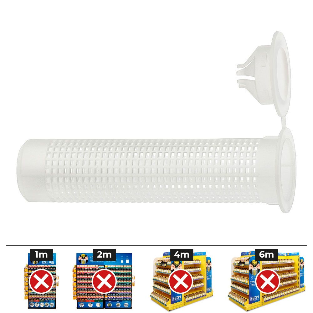 Tamiz de plástico sh 16 - 85 ø15 x 85, caja 12 uds