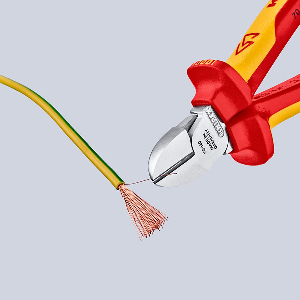 Alicates de corte diagonal 140 x 54 x 25 mm