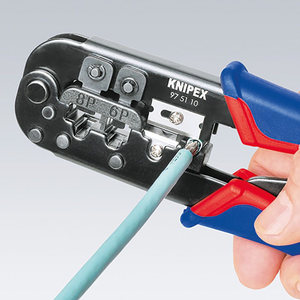 Crimpadora entallar rj11, rj45, 190 x 70 x 18 mm