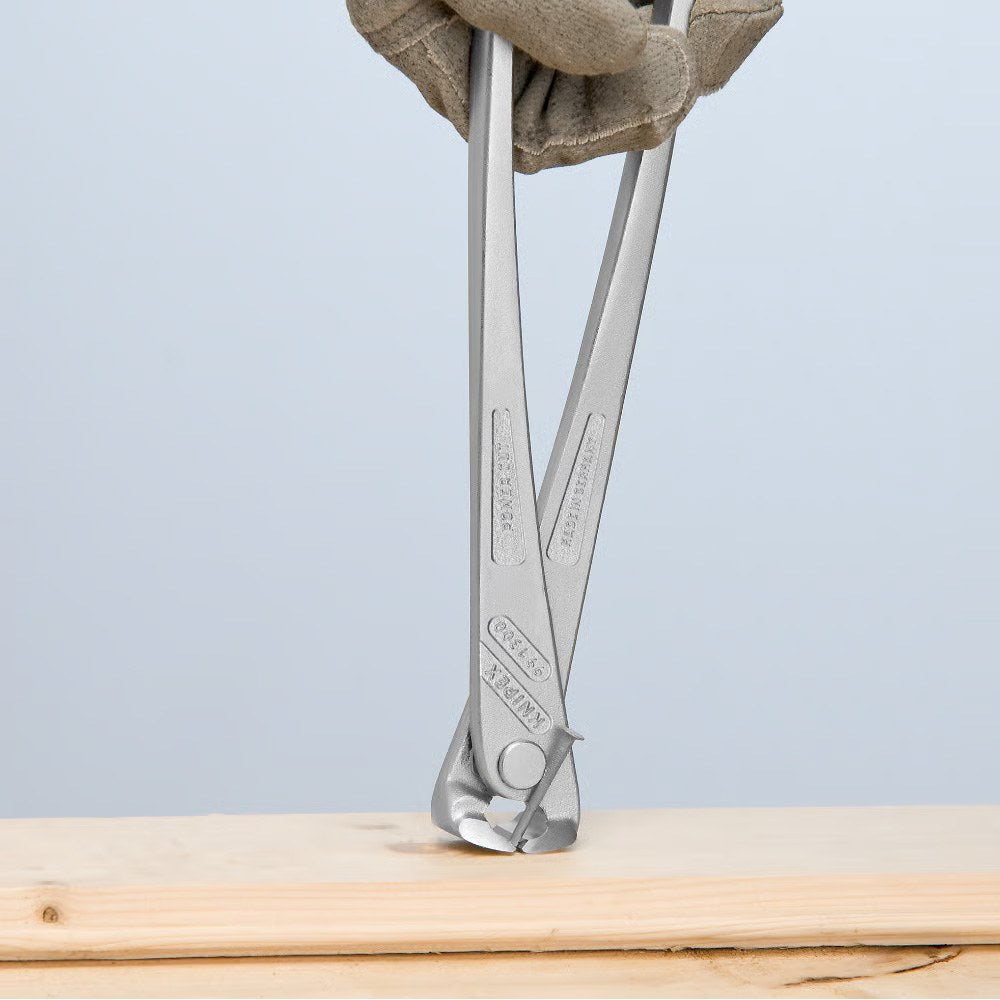 Tenaza rusa de fuerza, cincada brillante, 300 x 50 x 25 mm