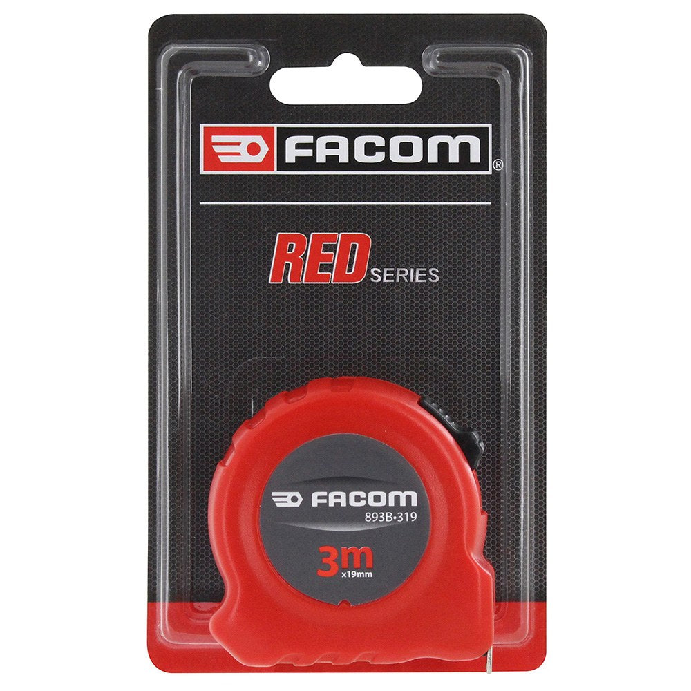 Flexómetro serie red de abs 3 m x 19 mm