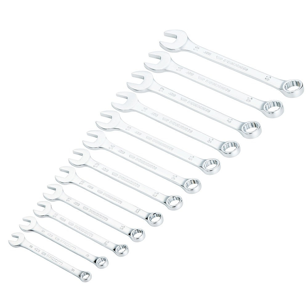 Llaves combinadas 40b slim, juego 12 piezas