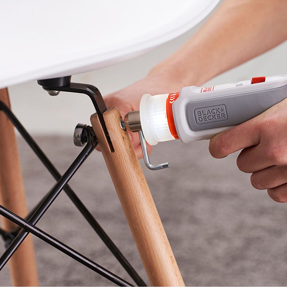 Kit atornillador recargable hexdriver 3,6 v + aspirador de mano 3,6 v