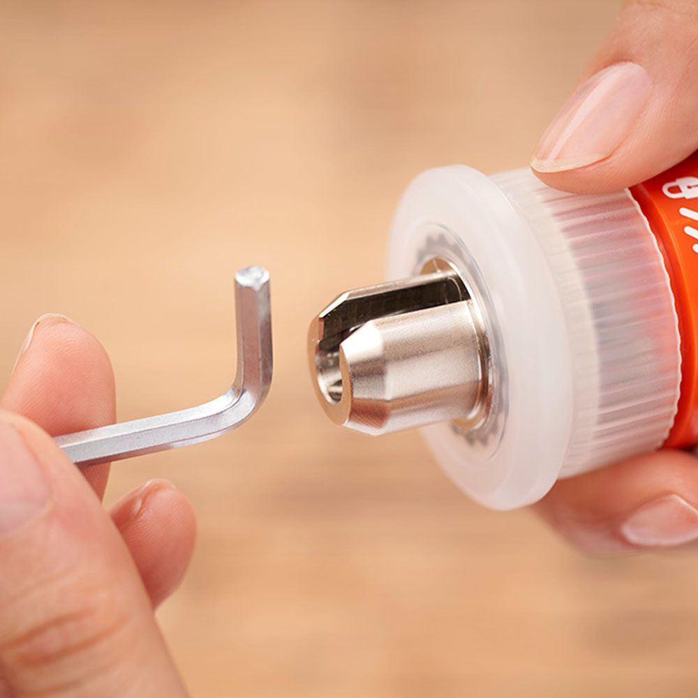 Kit atornillador recargable hexdriver 3,6 v + aspirador de mano 3,6 v