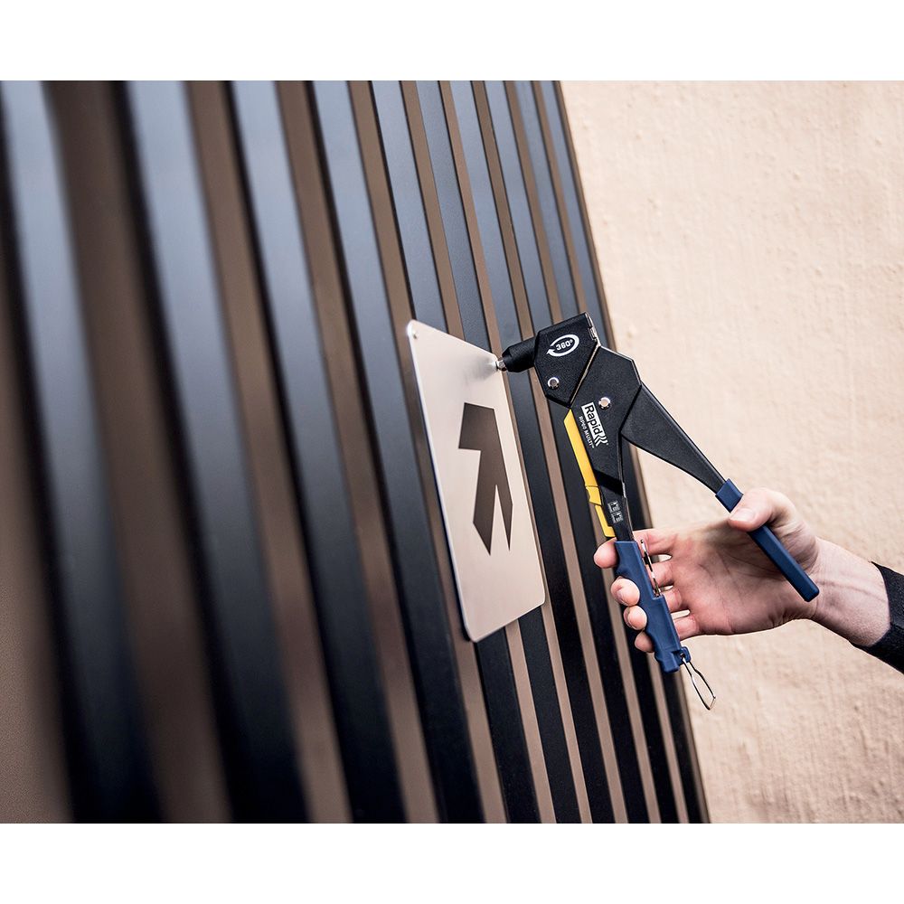 Remachadora manual rp60 cabezal giratorio multi