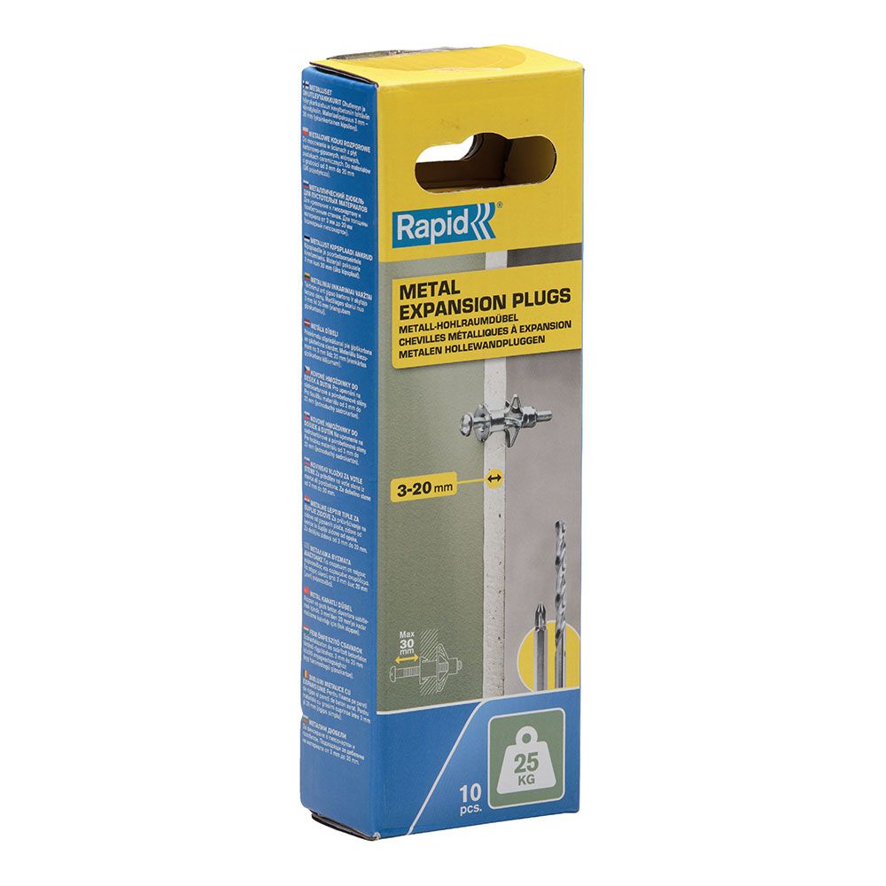 Taco de expansión metálico ø8x46 tornillo m4x58 (bolsa 10 unid)
