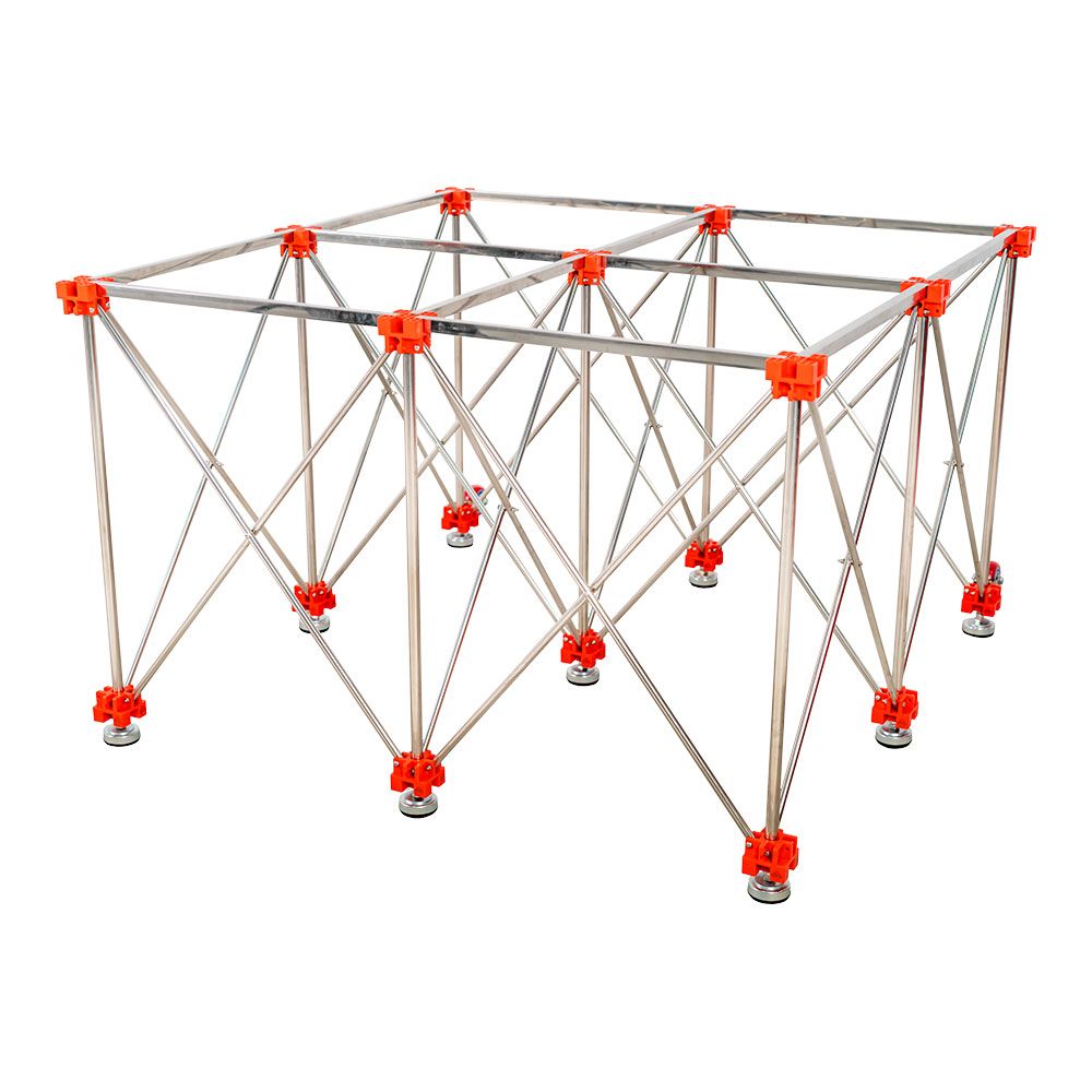 Mesa de trabajo retráctil 120 x 120 cm