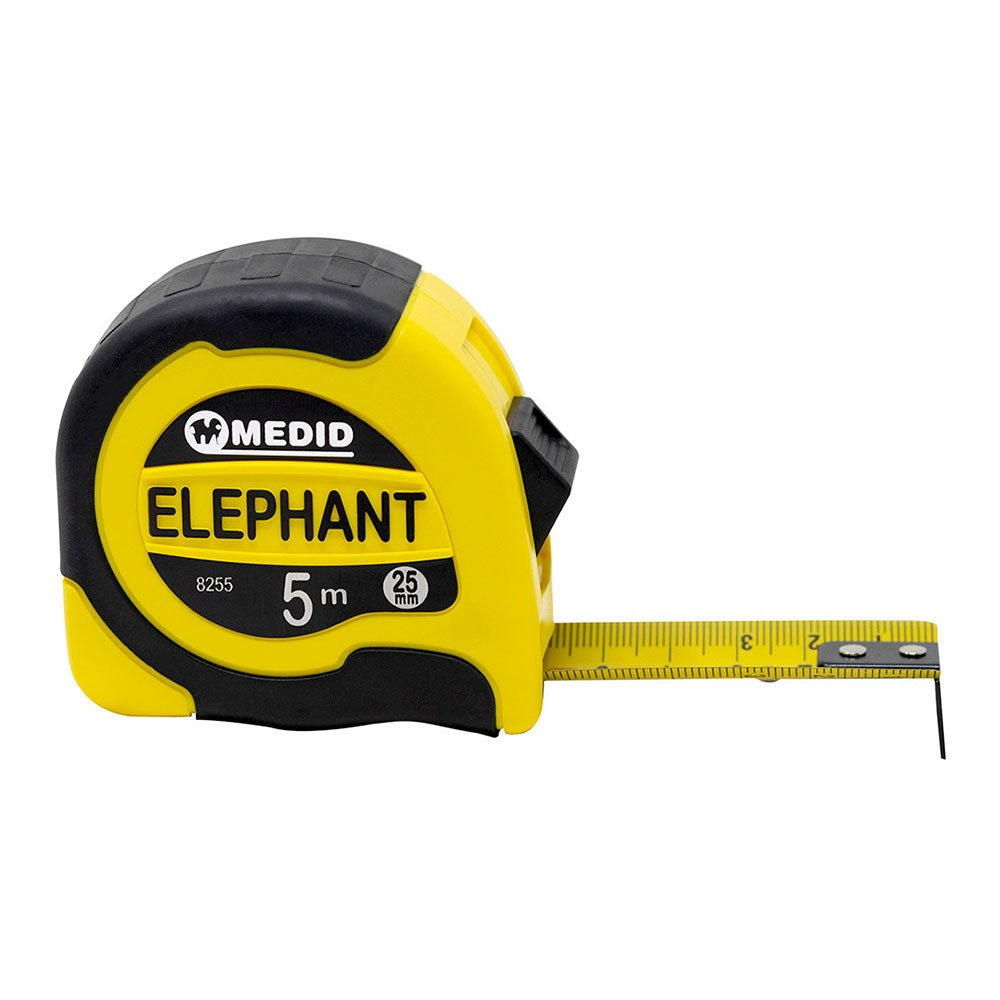 Flexómetro elephant bimaterial 5 m x 25 mm