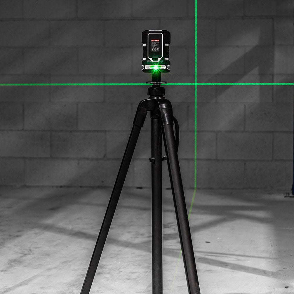 Nivel láser verde 360° h + 1 v