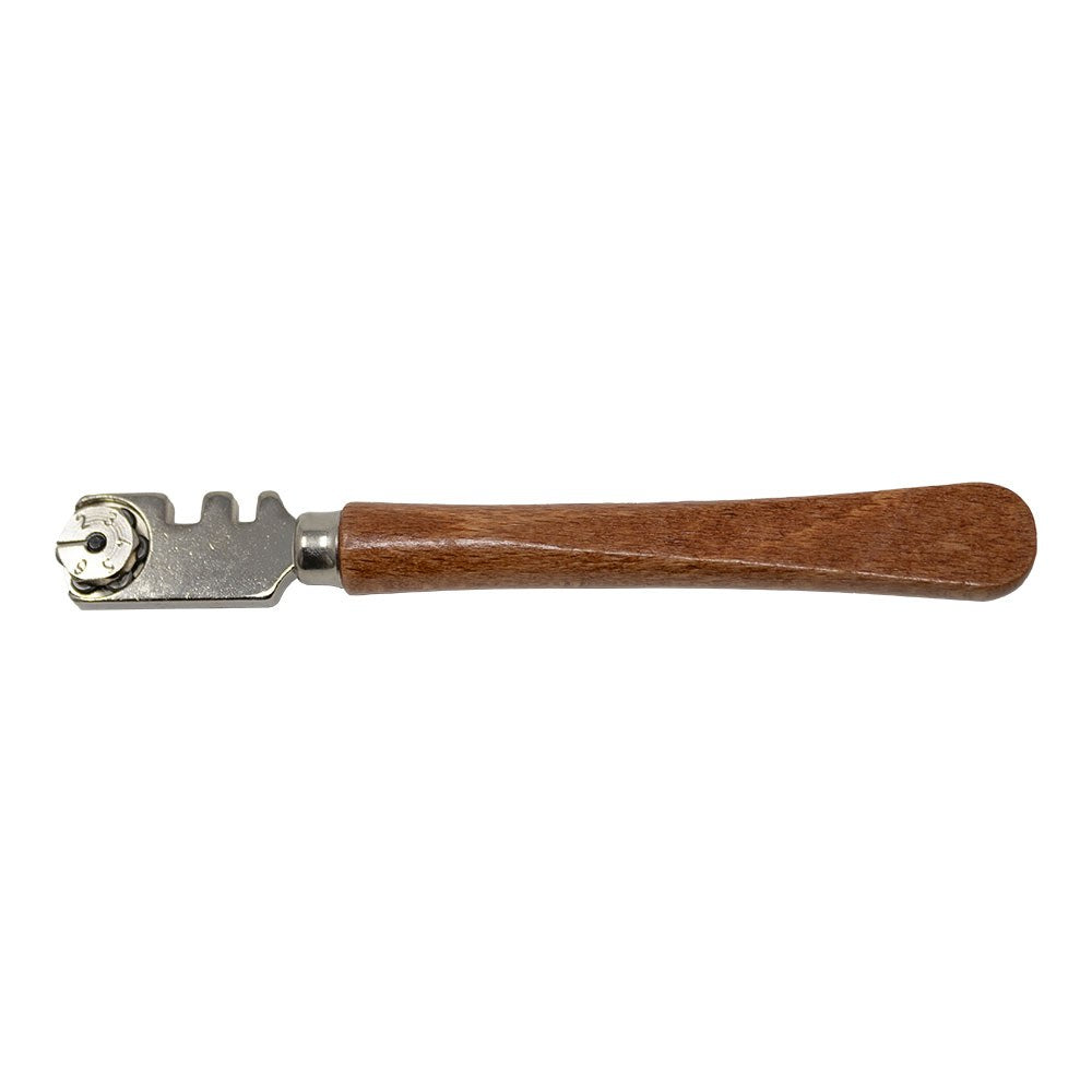 Cortador de vidrio con mango de madera profesional