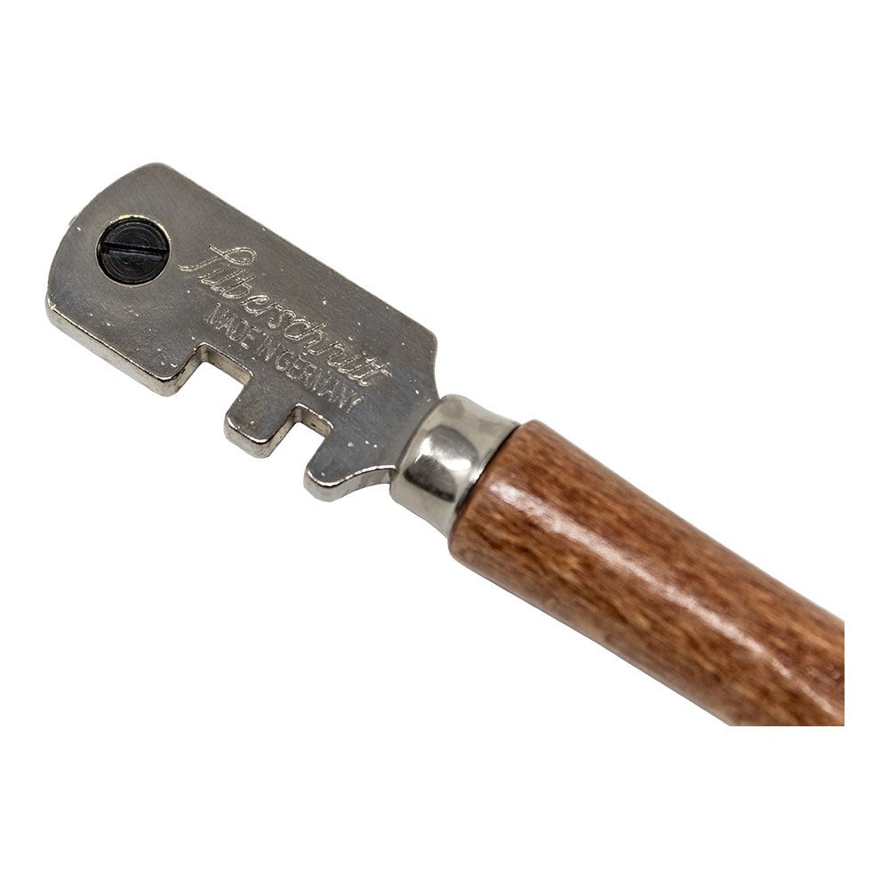 Cortador de vidrio con mango de madera profesional