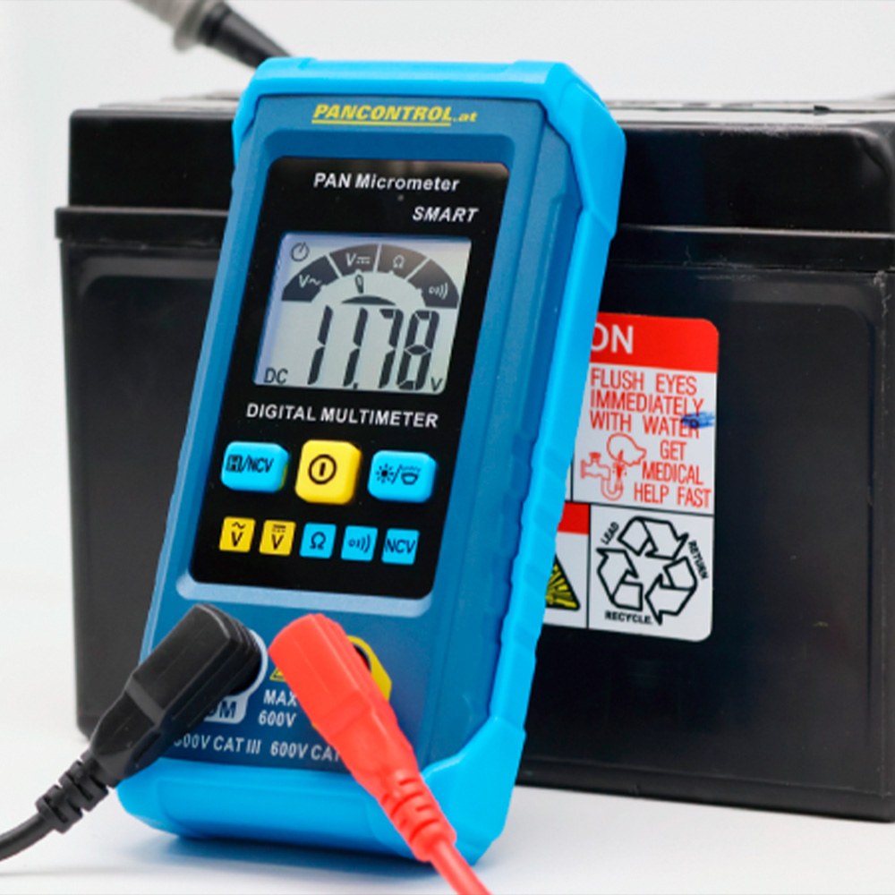 Multímetro digital de bolsillo pan micrometer cat iii 300 v