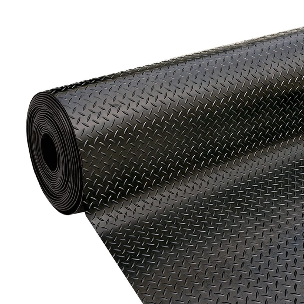 Alfombra caucho-goma diamantes 1 x 10 m