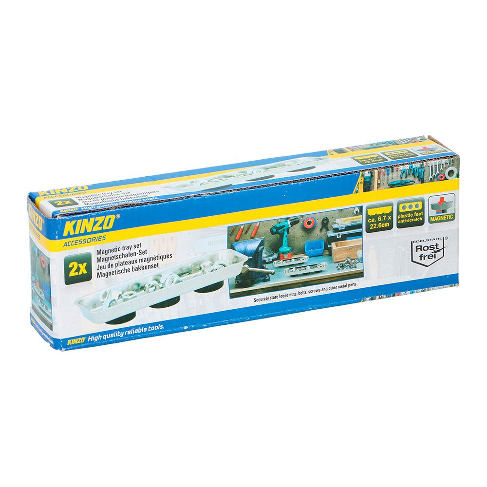 Bandeja magnética 65 x 226 mm, 2 uds