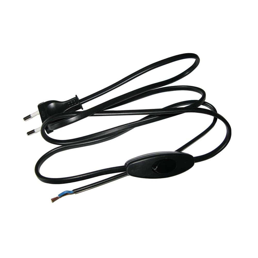 Conexión eléctrica con interruptor de mano, lfm 275/100-50, negro