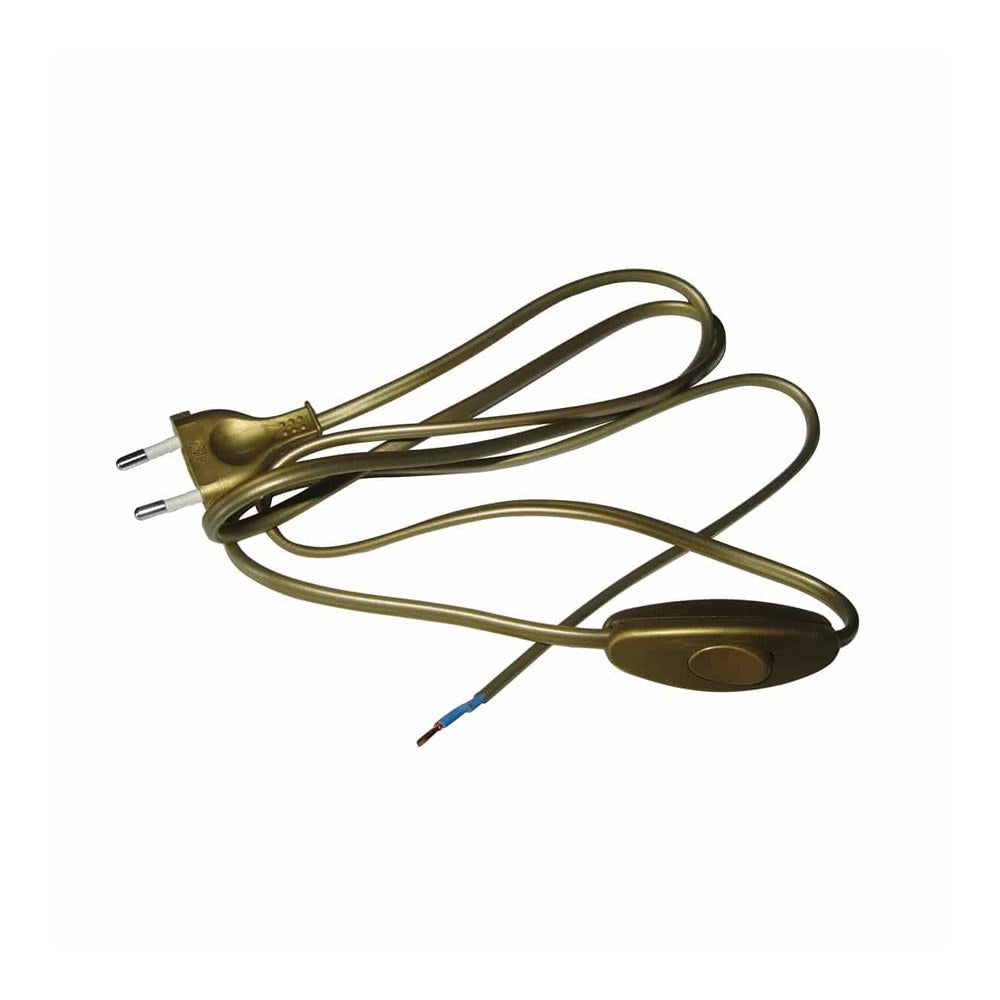 Conexión eléctrica con interruptor de mano, lfm 275/100-50, oro