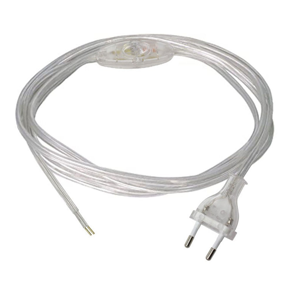 Conexión eléctrica con interruptor de mano, lfm 275/100-50, transparente