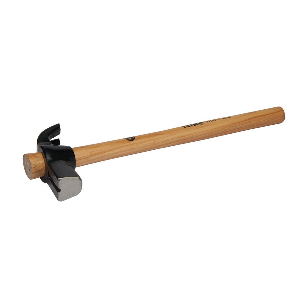 Martillo de uña con mango de madera hickory cónico 350 g