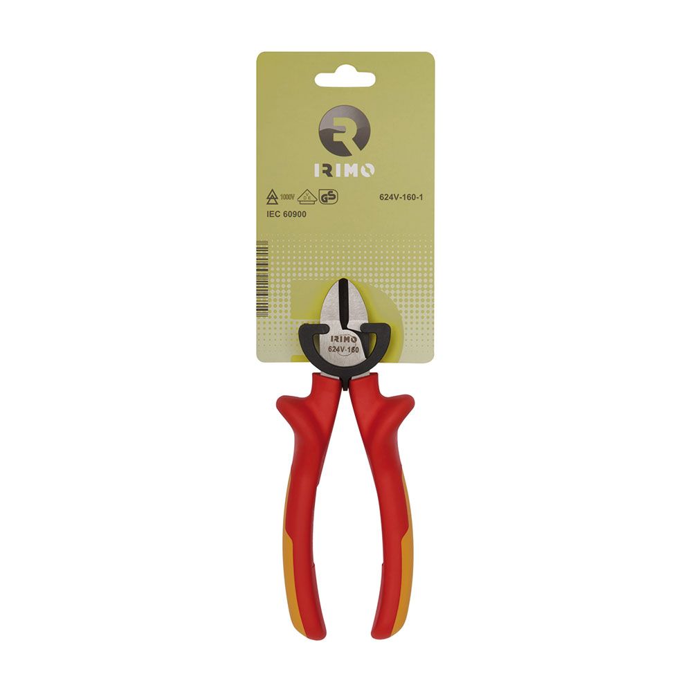 Alicates de corte diagonal, aislado 1000 v, 160 mm