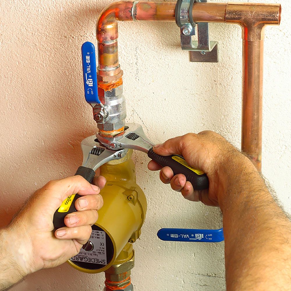 Llave ajustable de gran apertura de 6 pulg y 8 pulg. expositor de 12 unidades