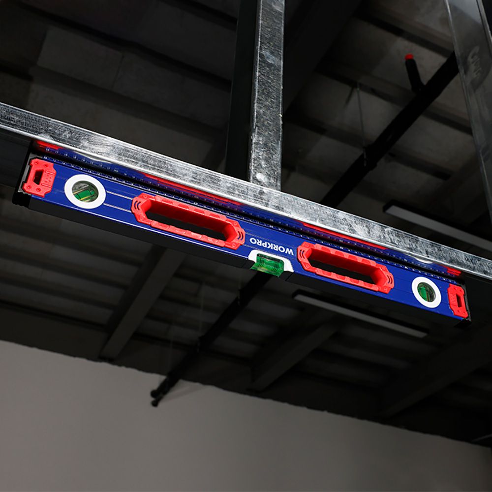 Nivel de burbuja con base magnética 60 cm