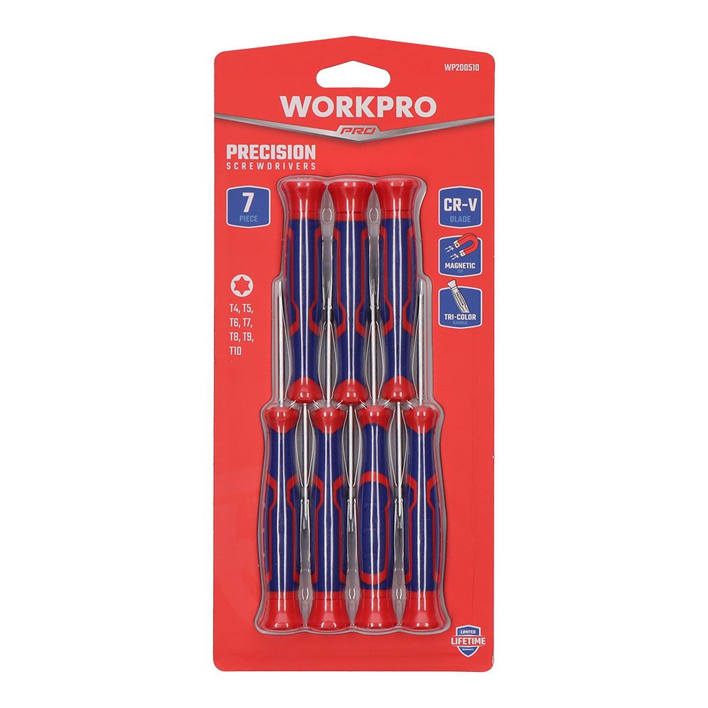 Destornilladores de precisión torx, 7 piezas
