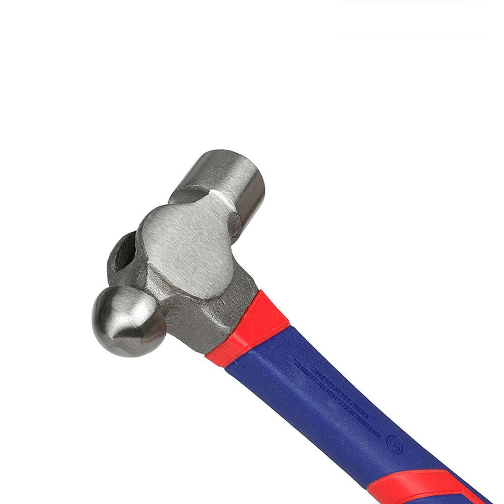Martillo de bola con mango de fibra de vidrio, 450 g