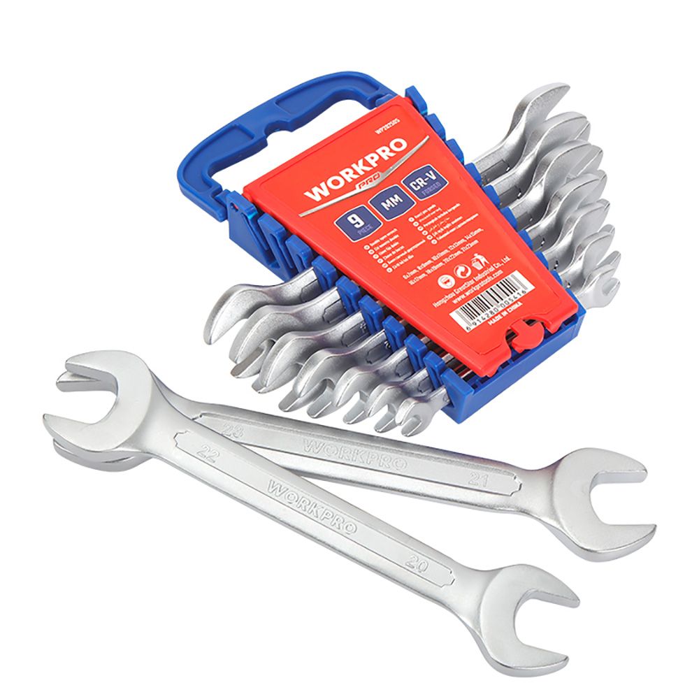 Llave fija, juego de 9 piezas