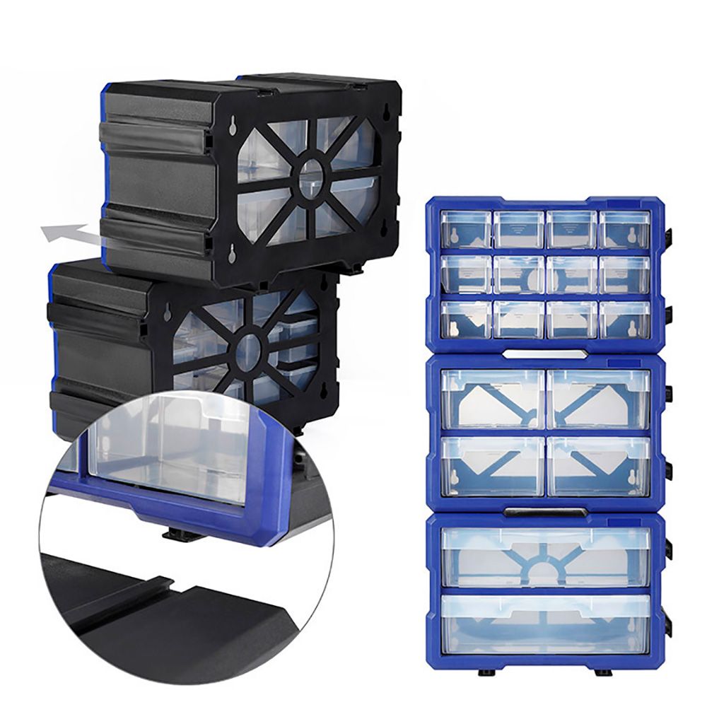 Organizador apilable de 4 cajones