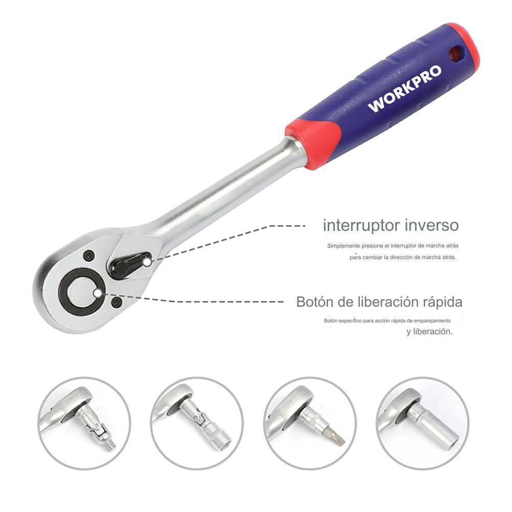 Herramientas mecánica, juego de 108 piezas