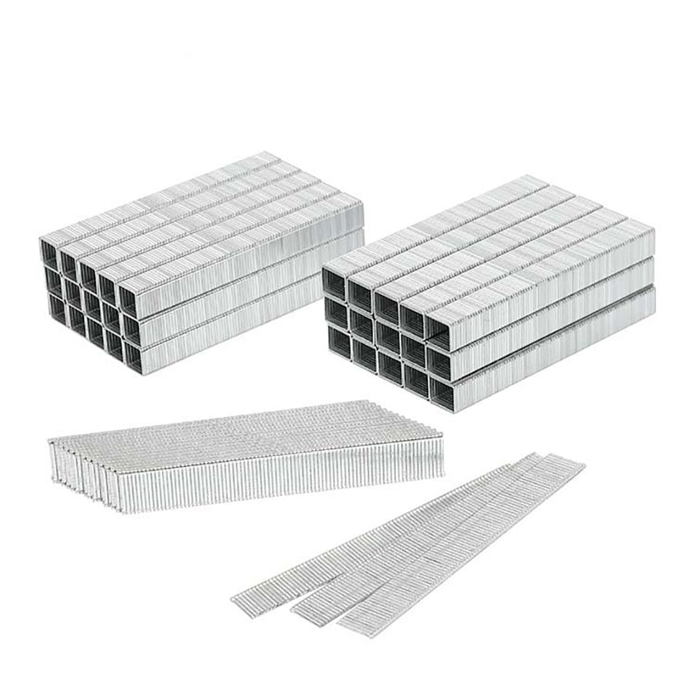 Grapas variadas, 20ga t50 10 mm, 12mm + clavos 18ga f 15 mm, 7500 uds