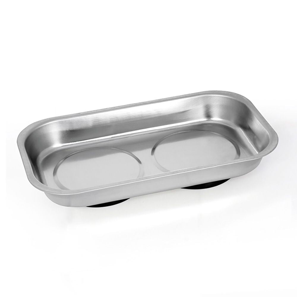 Bandeja metálica magnética, rectangular, 238 x 137 x 40 mm