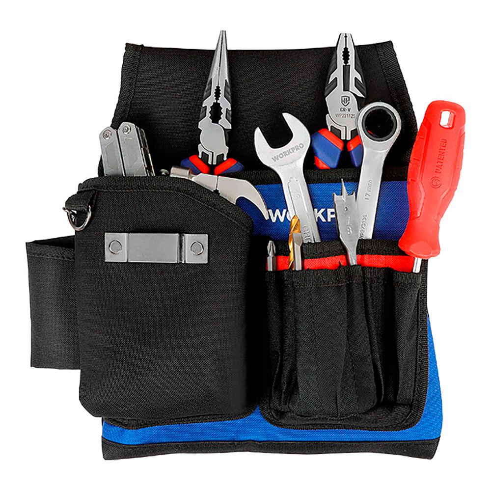 Bolsa portaherramientas, electricista (herramienta no incluida), 290 x 270 mm