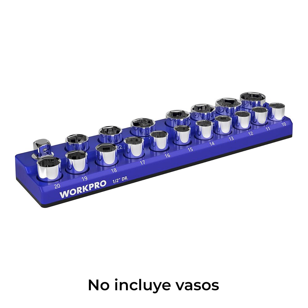 Organizador magnético vacío para vasos de ½ pulg estándar