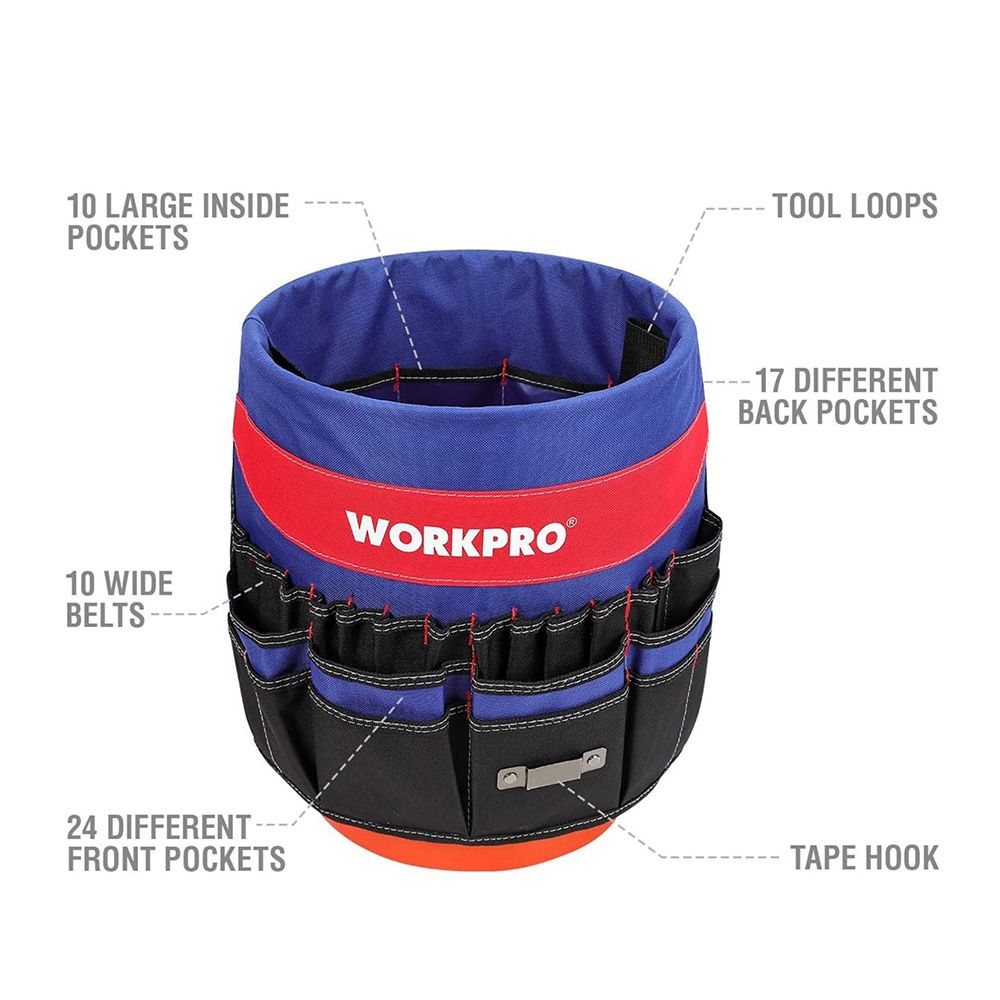 Organizador de herramientas para cubo de 19 l/ aprox ø28 cm