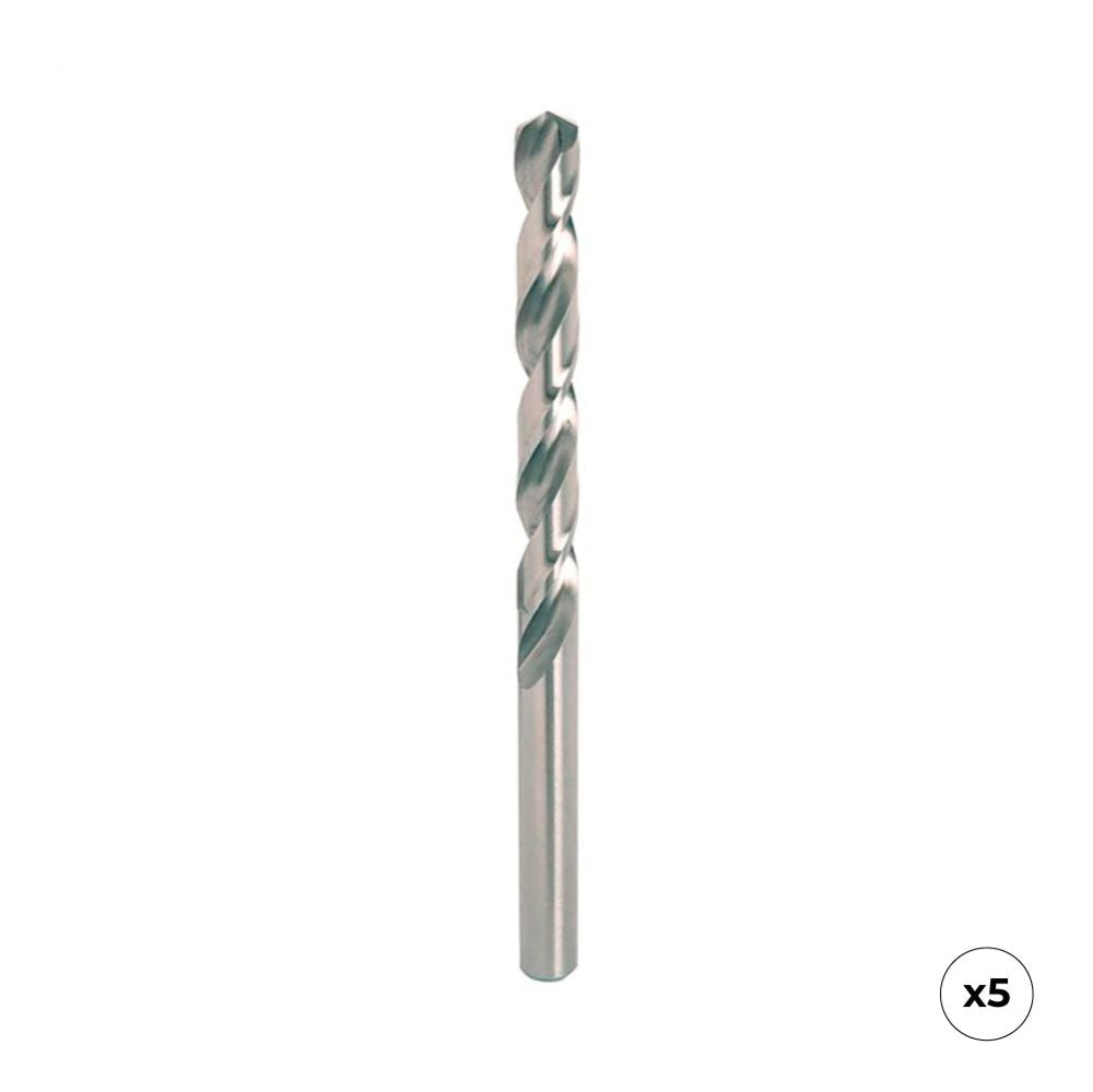 Broca para metal hss4341, rectificada, ø2,00 x 49,00 mm, 5 uds