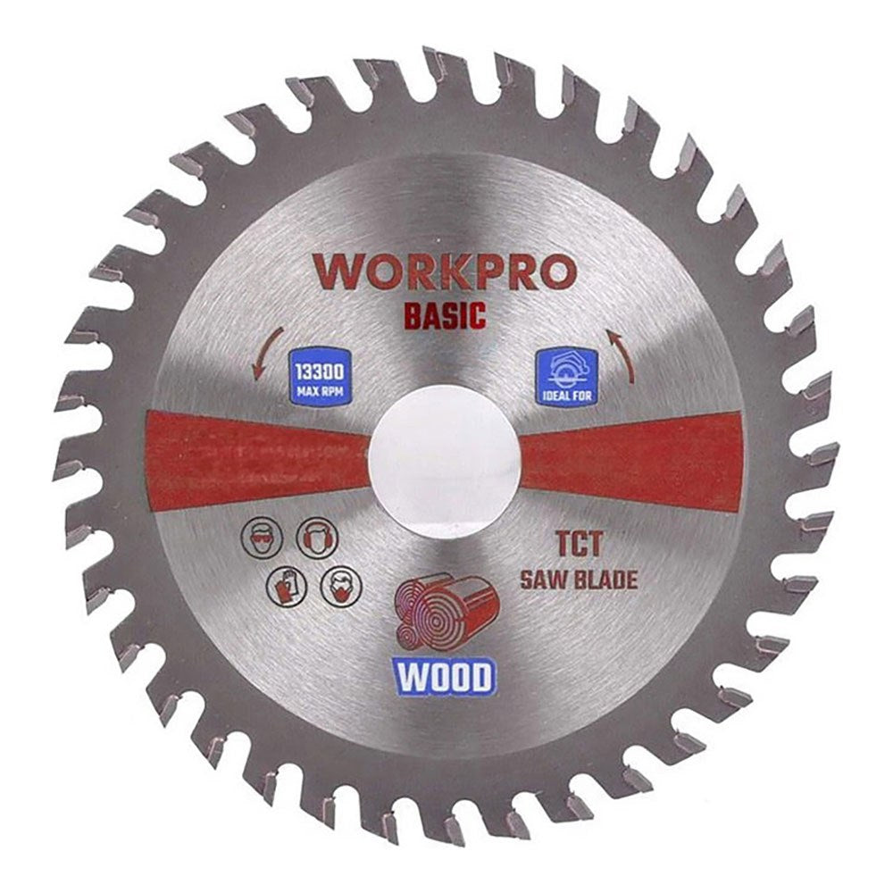 Disco de sierra circular tct para madera, basic, ø115 x 22,2 mm x 36 dientes