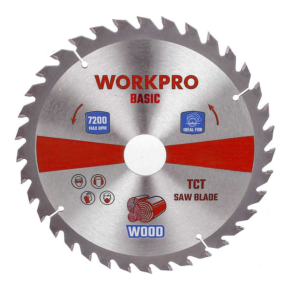 Disco de sierra circular tct para madera, basic, ø150 x 22,2 mm x 48 dientes
