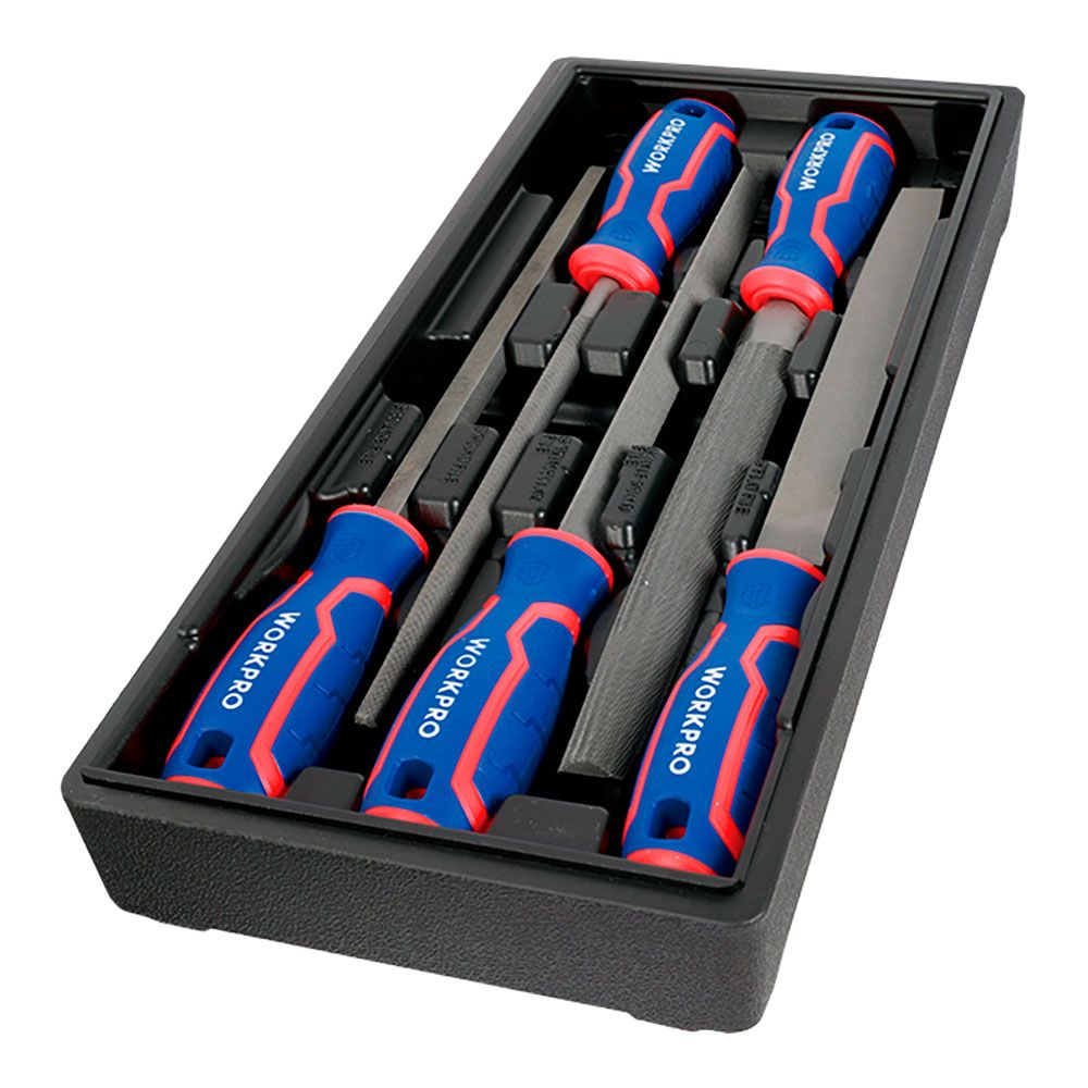 Limas 200 mm, juego 5 piezas