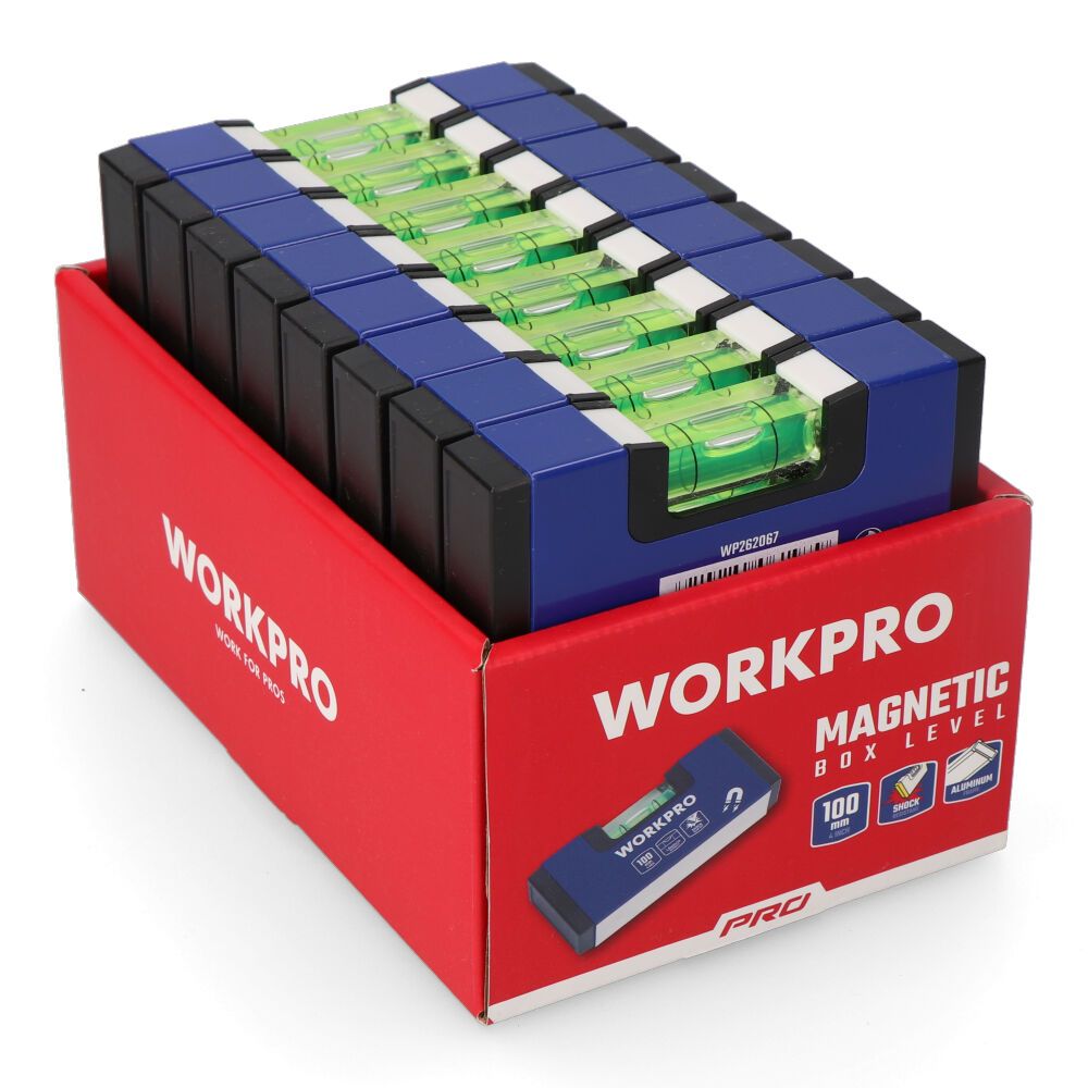 Nivel magnético de bolsillo, 10 cm