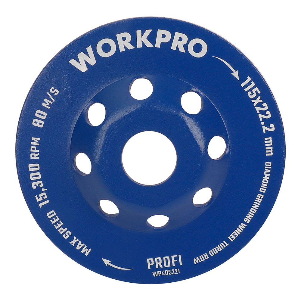 Muela copa diamantada profi ø115 x 22,2 mm