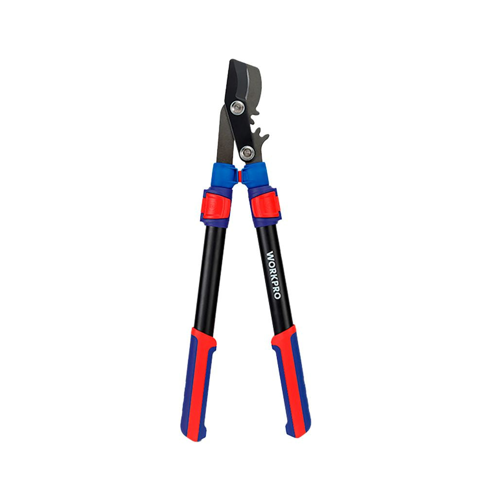 Tijeras poda dos manos bypass, extensible, ahorro esfuerzo, capacidad máxima corte ø44 mm, 62,5-92,5 cm