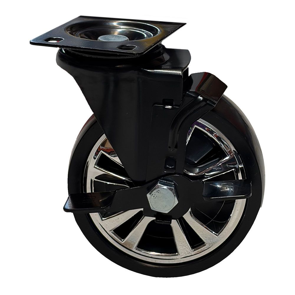 Rueda con freno, recambio para carro 21325