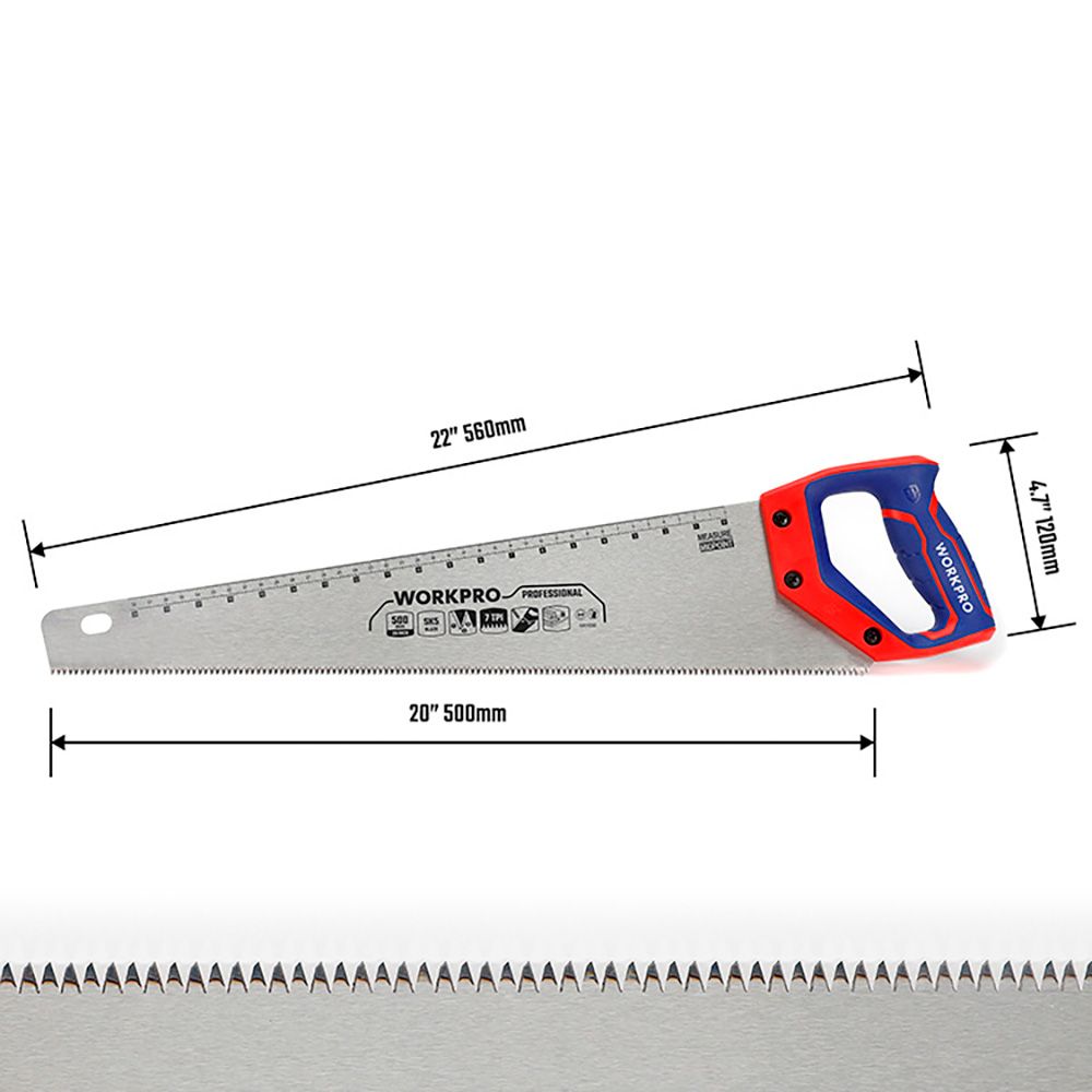 Serrucho universal sk5, 7 tpi, 500 mm