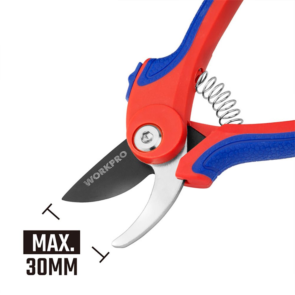 Tijeras jardineria, corte máximo ø10 mm, 180 mm