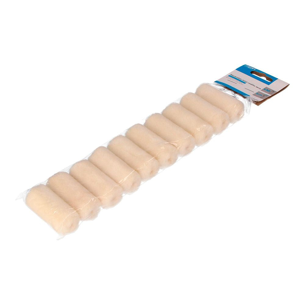 Recambio mini rodillo lana 50 mm 10 uds