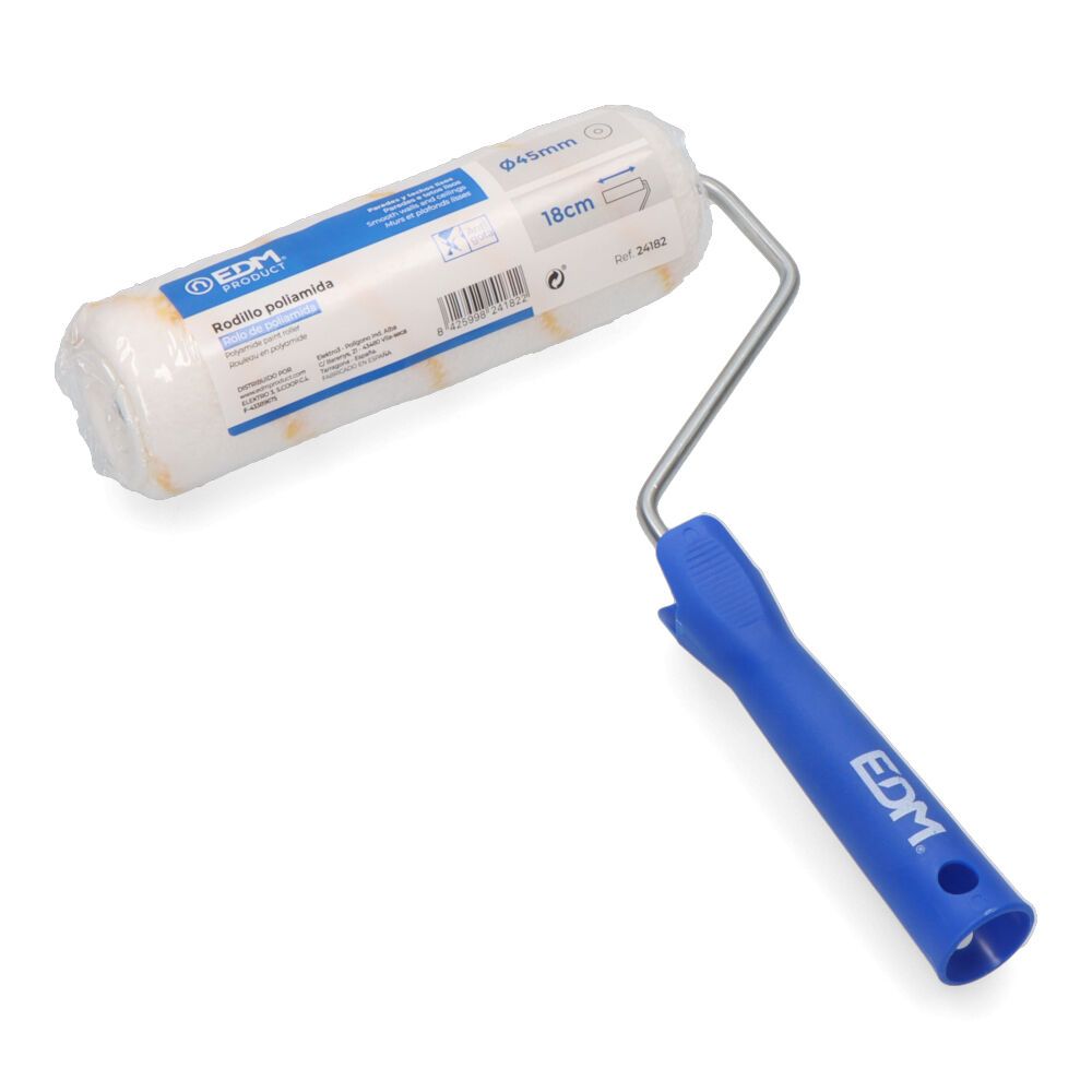 Rodillo poliamida antigota para interior y exterior ø45 x 180 mm
